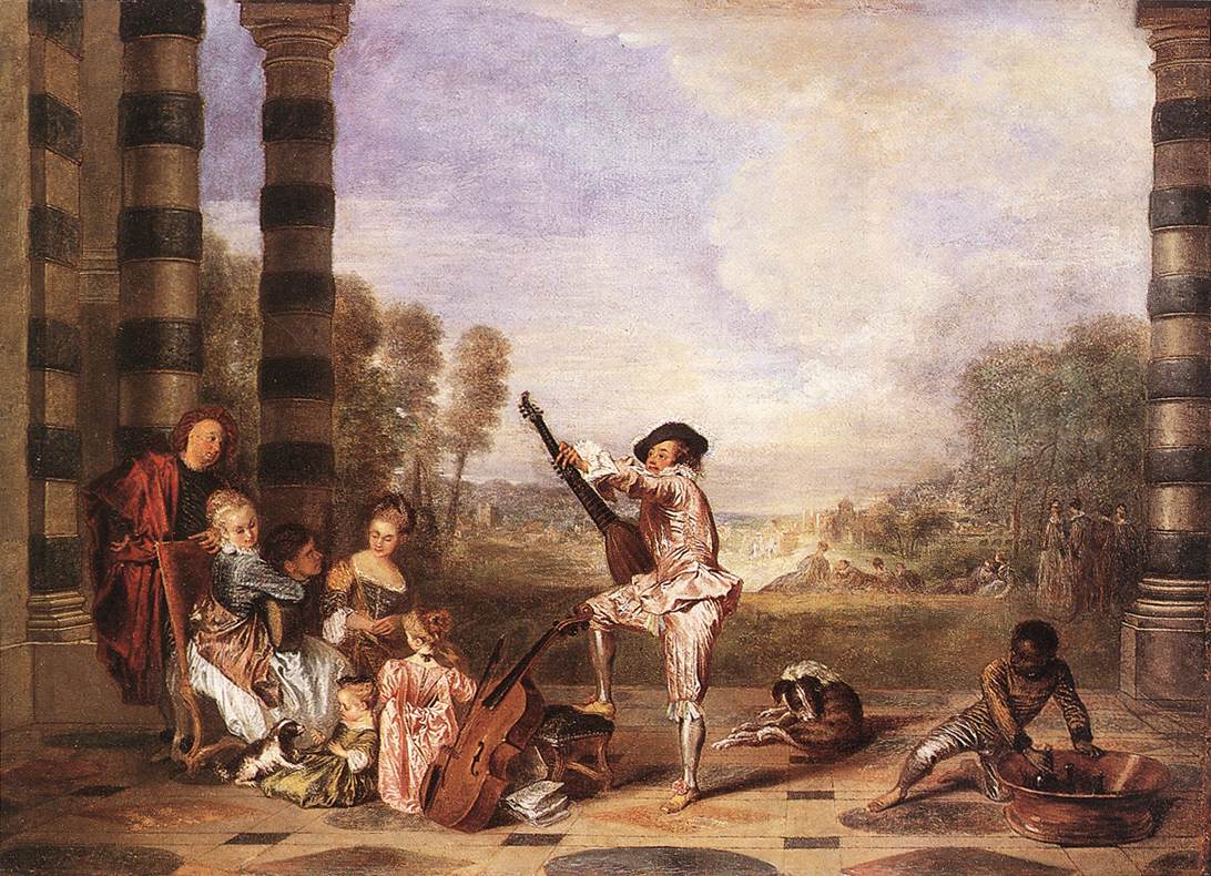 WATTEAU, Antoine Les Charmes de la Vie